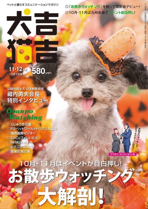 犬吉猫吉九州版「お散歩ウォッチング」公認キャラクター